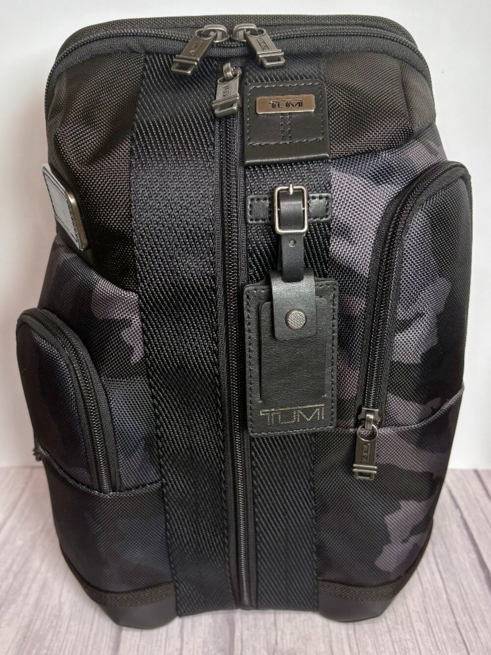 TUMI Higgins Sling Ballistic Nylon Men's Black/Gray Camo NWT